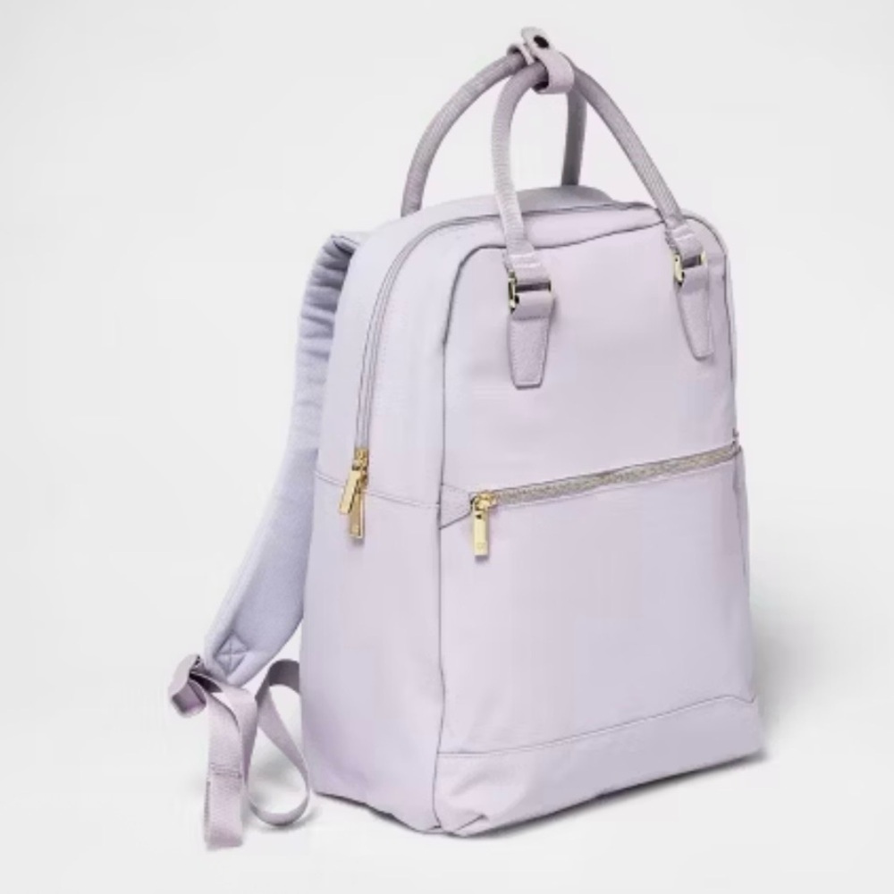 NWOT Open Story Commuter Lavender Backpack